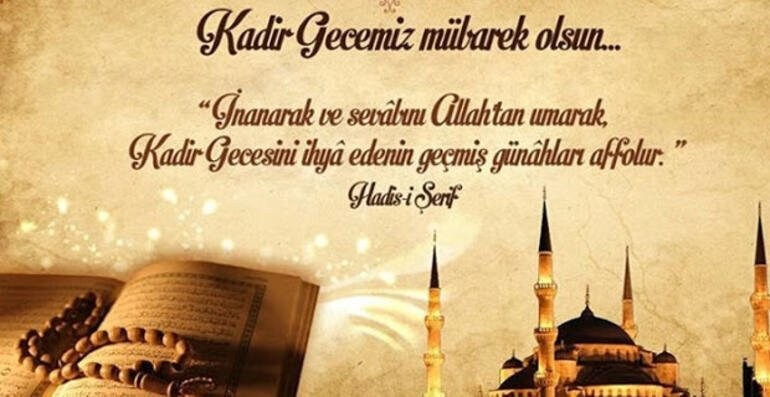 Kadir gecesi mesajları 2022 Kadir gecesi için anlamlı mesajlar
