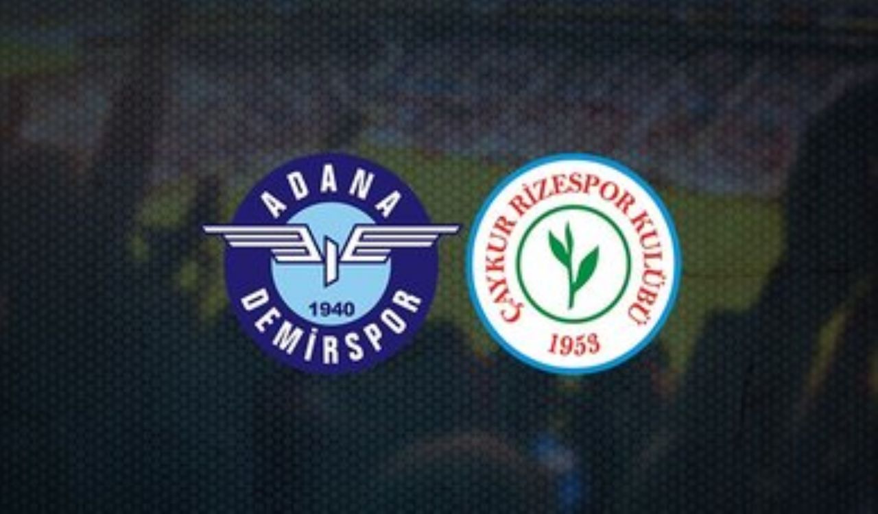 Adana Demirspor Rizespor Maçı Canlı İzle - Adana Demir Rize Maçı Kaç Kaç