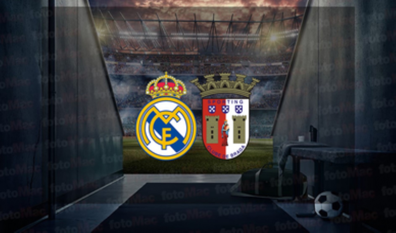 Real Madrid Braga maçı kaç kaç - Real Madrid Braga maçı hangi kanalda 